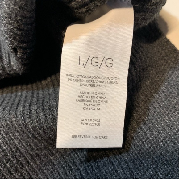 cabi women's charcoal gray large Snuggle pullover sweater v neck oversized comfy - Picture 3 of 8